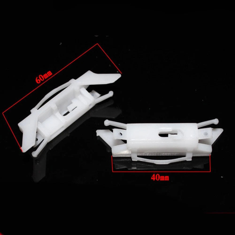 Set of 10 Moulding Drip Rail Clips for Auto Car (2003–2007)