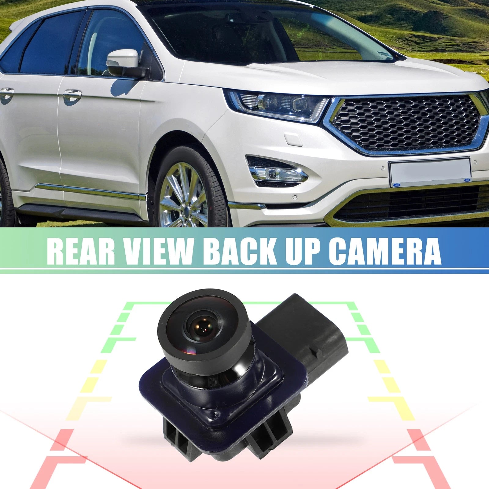 Car Rear View Backup Camera Replacement with Pry Bar for Ford Edge (2011–2014)