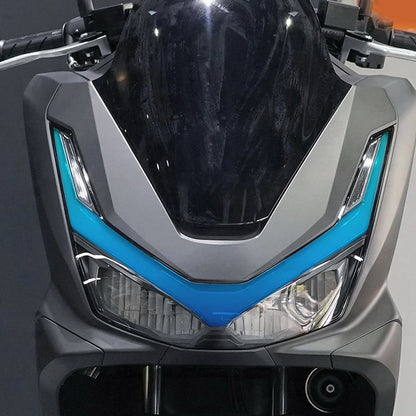 for Honda PCX160 Headlight Design Sticker V Stripe Clear Tint PVC Decal Type B