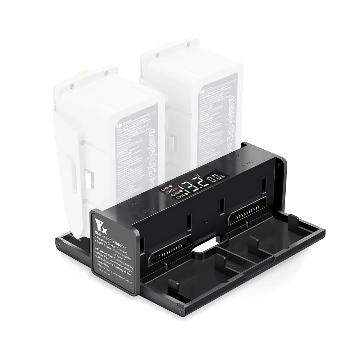 4-in-1 Intelligent LED Battery Charger for DJI Mavic Air 2 (2020–2021)