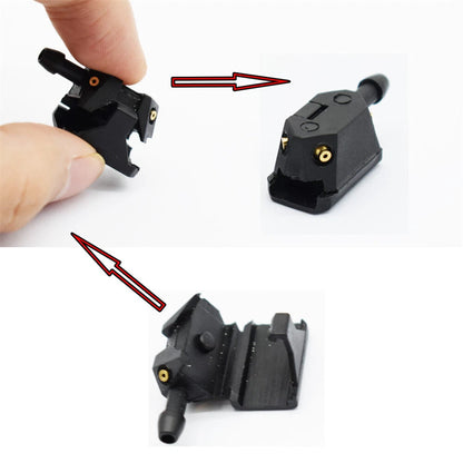 2X Front Windscreen Wiper Arm Washer Nozzle Jets 9mm Width 4mm Thickness