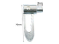 Weld On Drop Lock Latch / Antiluce Pin / Tail Board Pin for Trailer