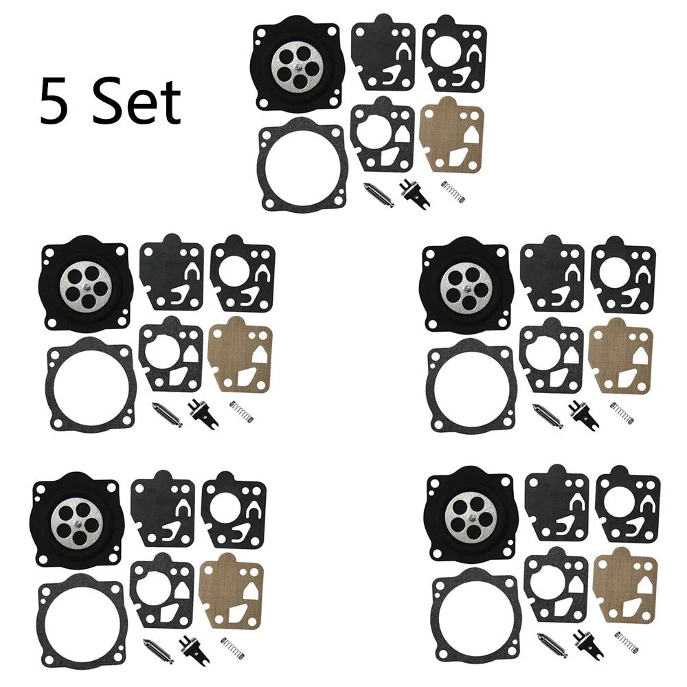 Set of 5 Carburetor Diaphragm Repair Kits for Shindaiwa TK4 B45