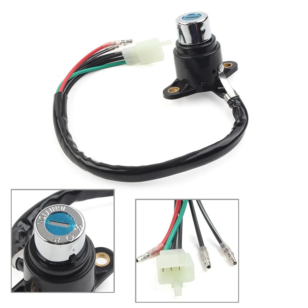 Ignition Switch Lock Key 3 Pin 6 Wire for Honda CA125 CMX250 Rebel (1995–2015)