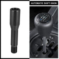 Shift Knob for Universal Vehicles (10cm, Aluminum Alloy, Black)