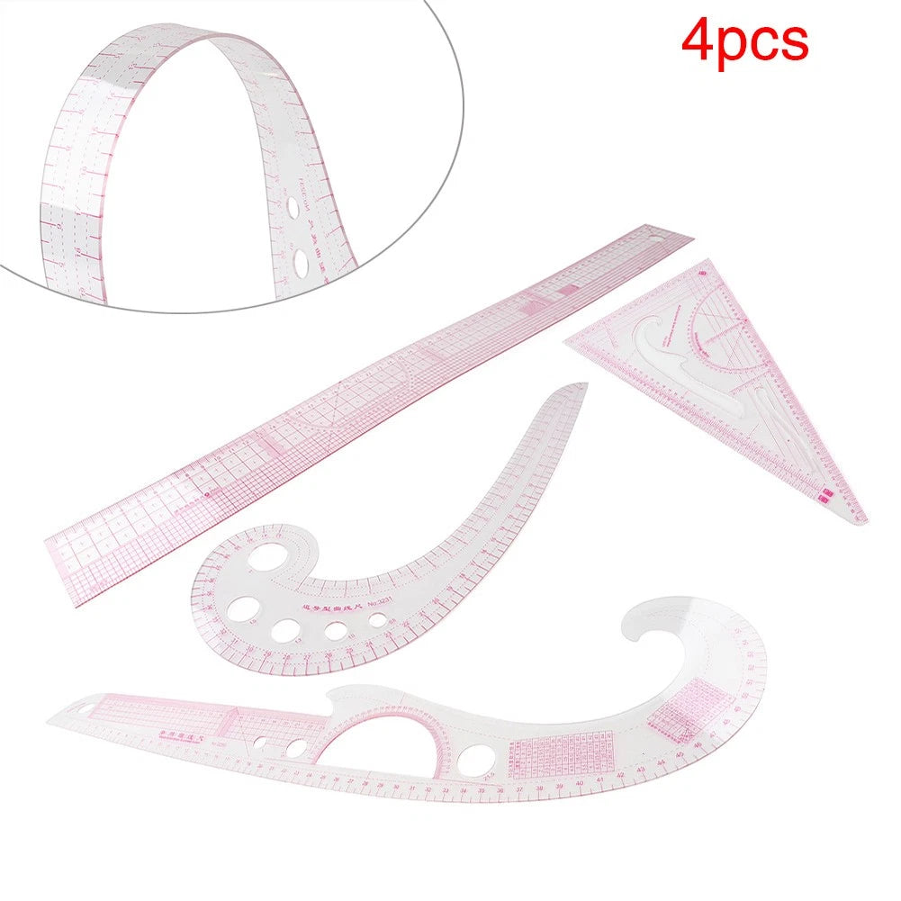 Soft French Curve Ruler Kit for Dressmaking and Patchwork (Universal)