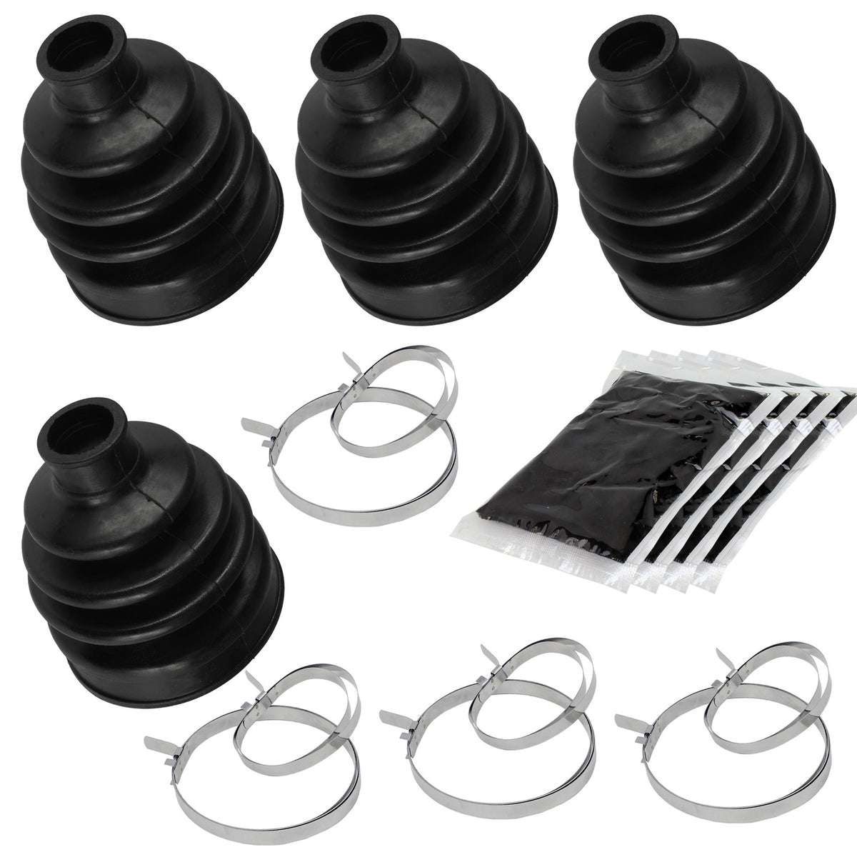 CV Boot Kit Front Axle Outer and Inner for Kawasaki Prairie 360 KVF360 (2009–2012)