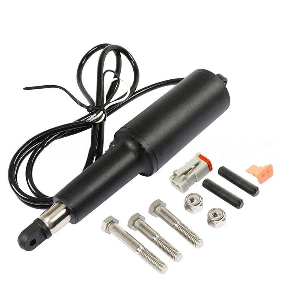 Boat Trim Tab Actuator with 225 Inch Str and 516 Inch Hardware Kit