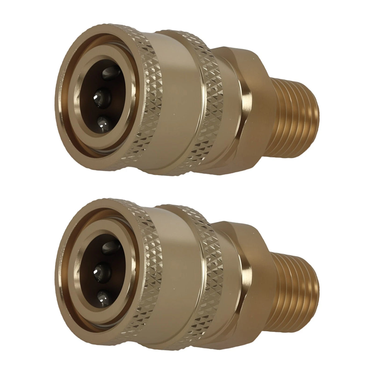 2Pcs Quick Connect Male NPT Thread Pressure Washer Fitting Coupler Adapter
