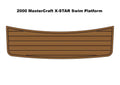 Swim Platform Pad for MasterCraft X-STAR (2000) - EVA Foam Teak Deck Flooring