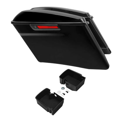 4" Stretched Saddlebags & Organizers for Harley Road Street Glide (2014–2023)