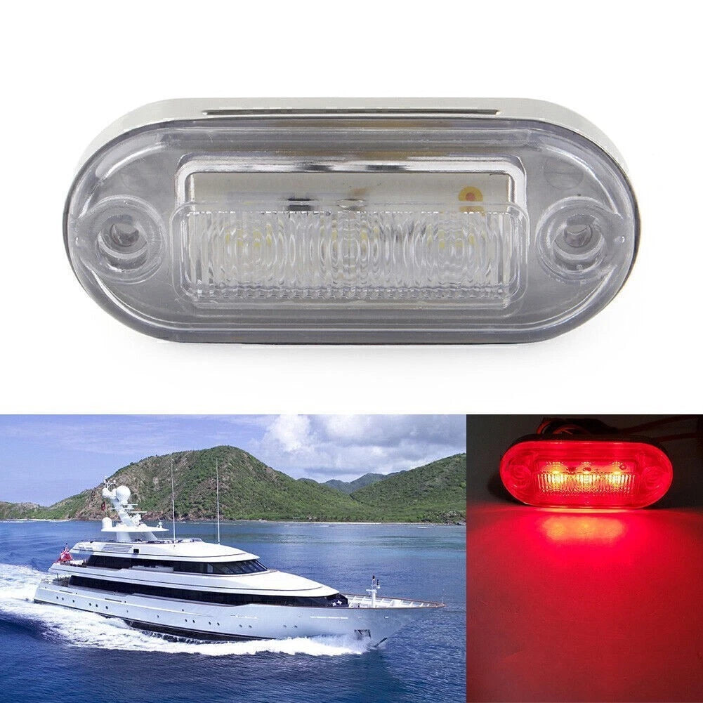 3 SMD LED Signal Light Lamp for Truck Trailer RV Boat (12V)