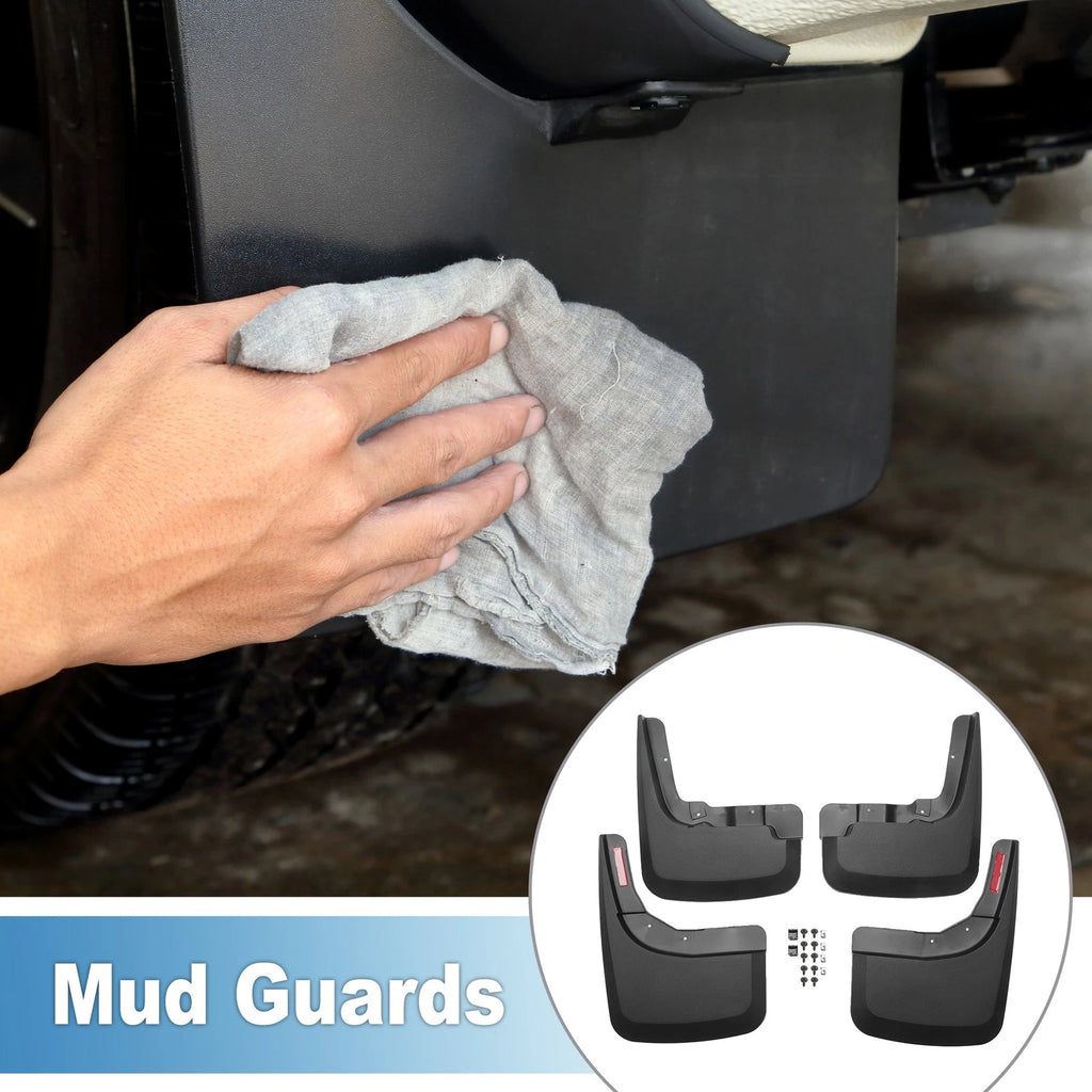 Mud Flap Splash Guard for Chevy Silverado 1500 (2019–2024) 4WD