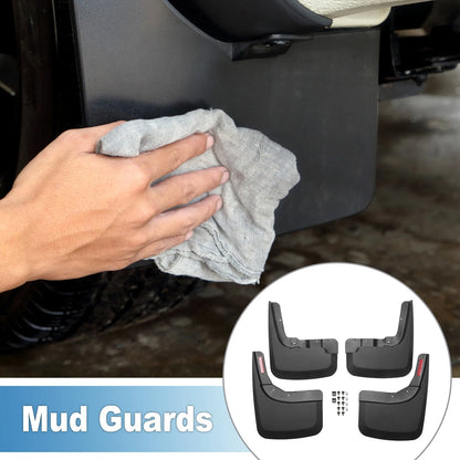 Mud Flap Splash Guard for Chevy Silverado 1500 (2019–2024) 4WD