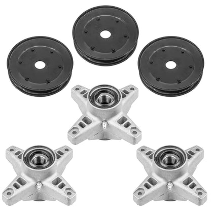 Deck Spindle and Pulley Kit for Craftsman 48 Inch Mower (2011–2019)
