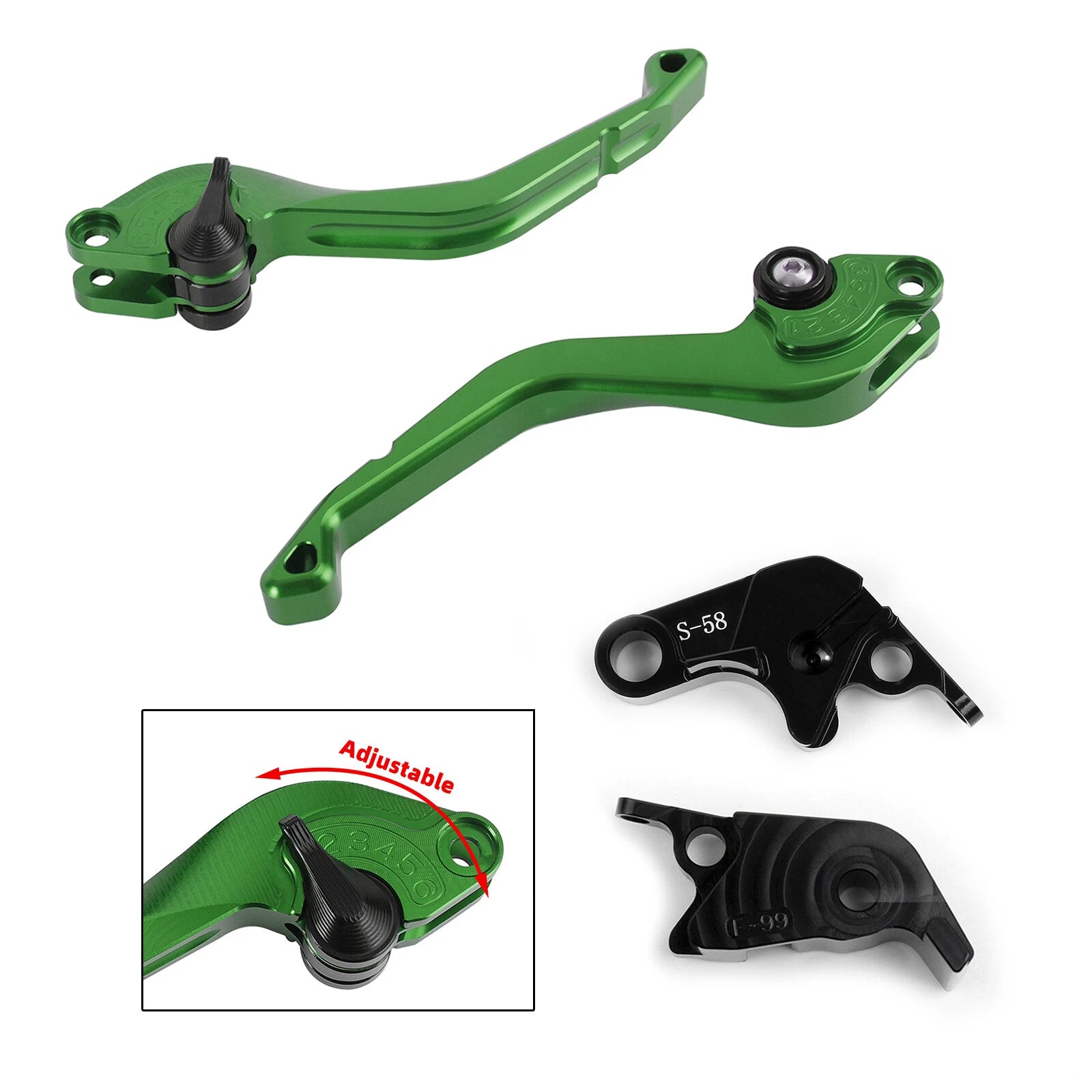 CNC Short Clutch Brake Lever for Aprilia RSV4 Factory/R/RR (2009–2017) T9