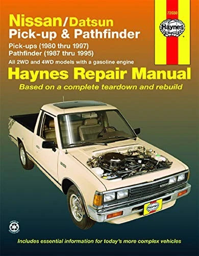 Repair Manual for Nissan/Datsun Pickup & Pathfinder (1980–1997)