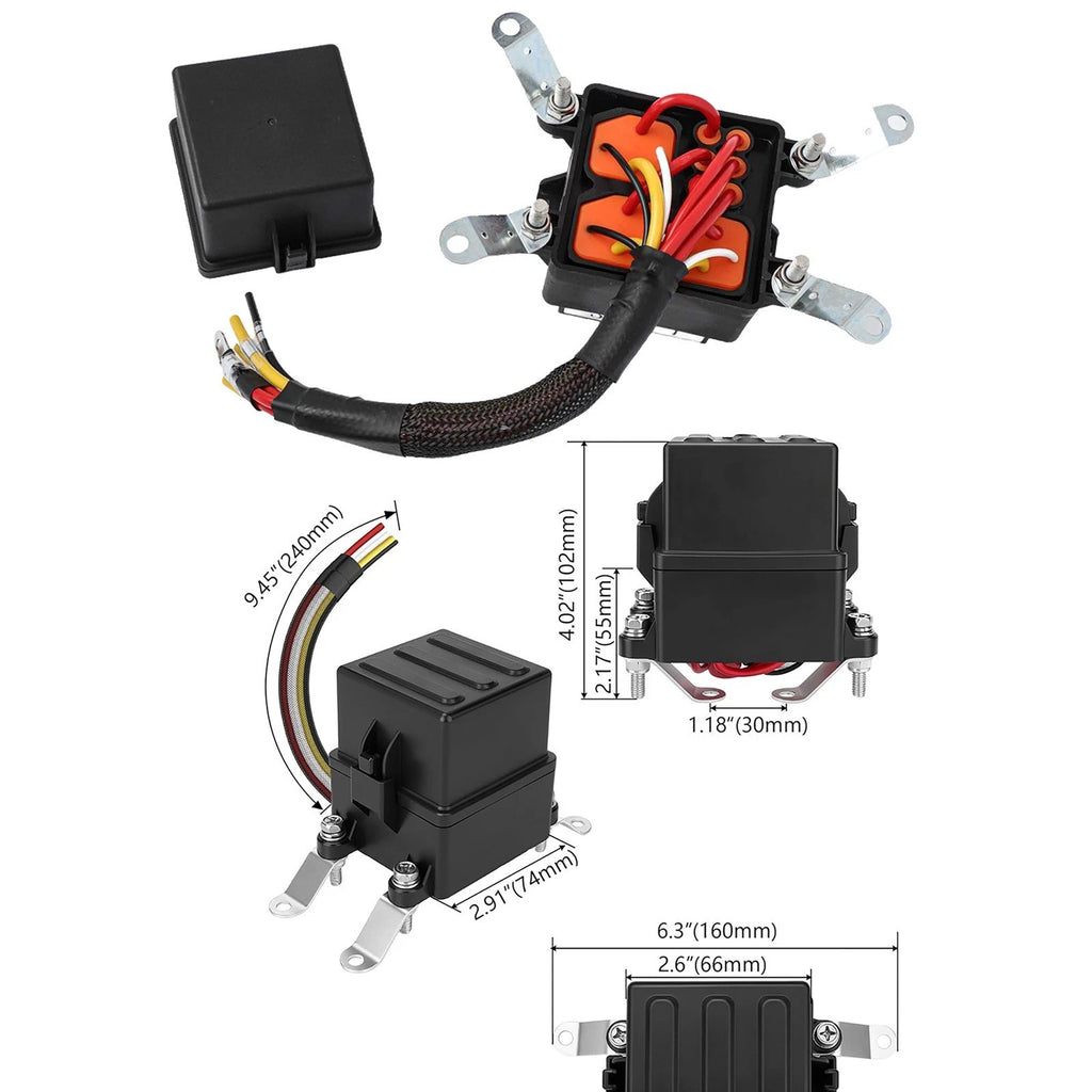 3 Way Fuse Relay Box for Universal Applications (12V)