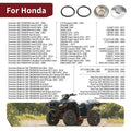 Set of 4 Engine Valve Tappet Adjustment Cover Caps for Honda TRX 250 300 350 400 450 500
