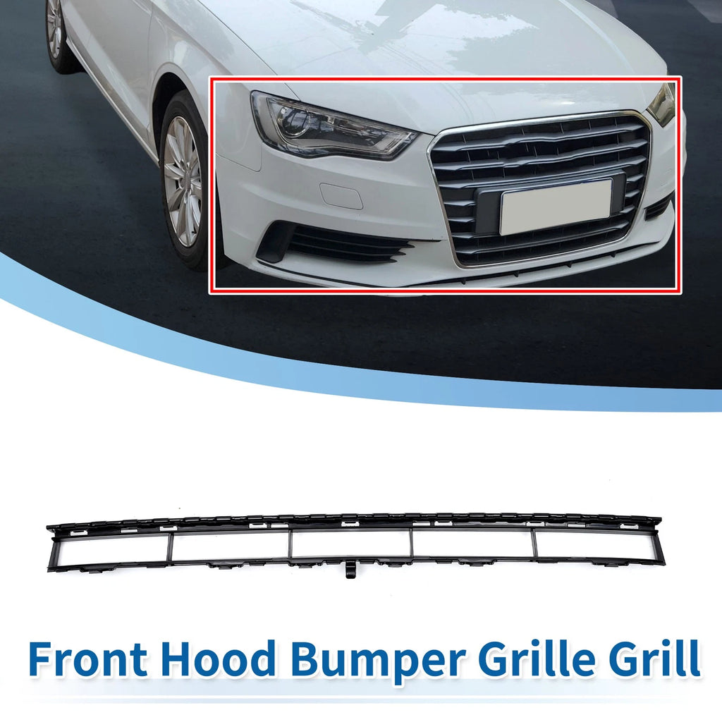 Front Lower Bumper Grille for Audi A3 A3PA (2017–2020) Black