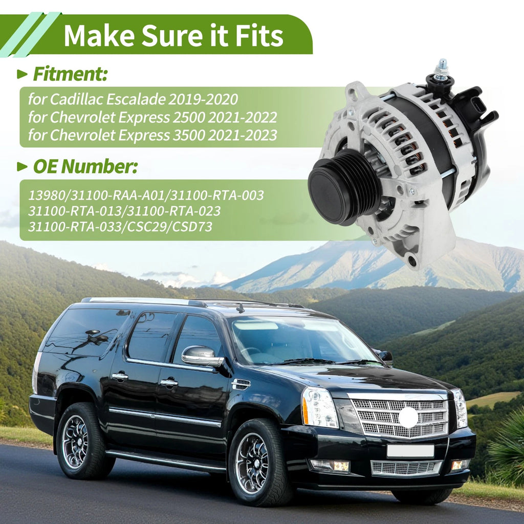 Automotive Alternator Replacement for Chevy Silverado 1500 (2015–2019)