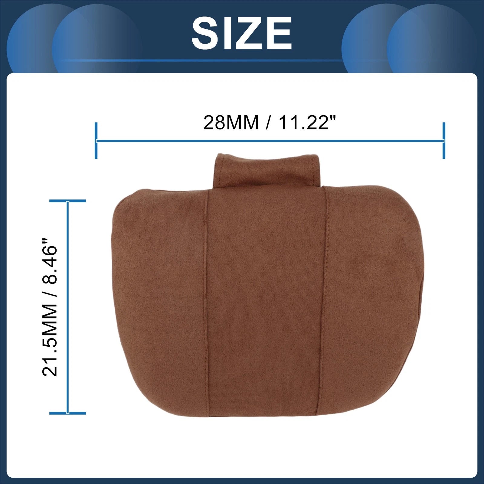 Memory Foam Neck Pillow for Universal Car Seats (1 Pc)