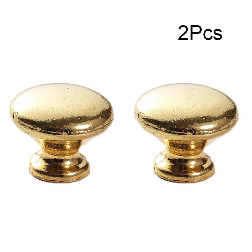 2X Antique Mini Round Cabinet Drawer Pull Knob Handle for
