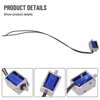 Compact Pull Solenoid Lock SM04153 for Power Bank Locking