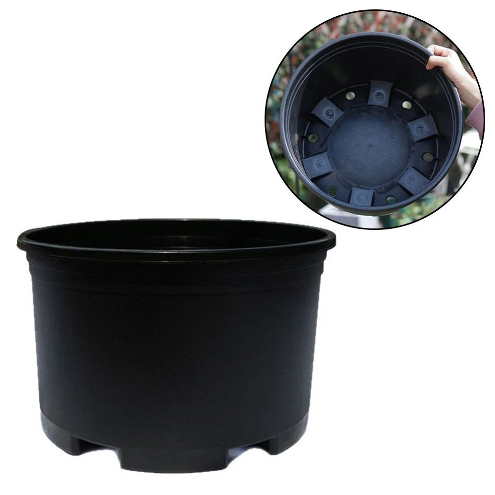 Large Round Plant Pot for Garden Decor (Efficient Drainage)