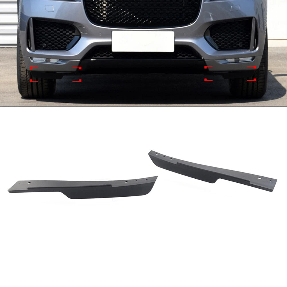 Front Bumper Lower Air Deflectors for Jaguar F-Pace (2016–2023)