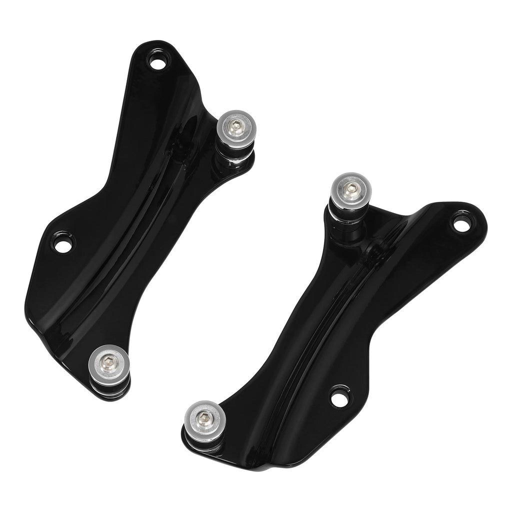 4X Black 4 Point Docking Hardware Kit for Harley Davidson Touring (2014–2026)