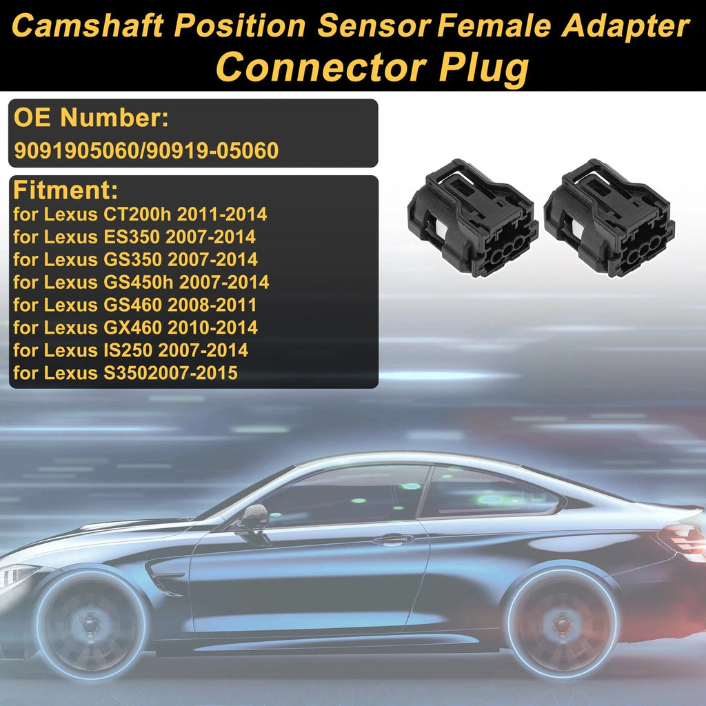 Camshaft Position Sensor Connector Plug for Lexus CT200h (2011–2017)