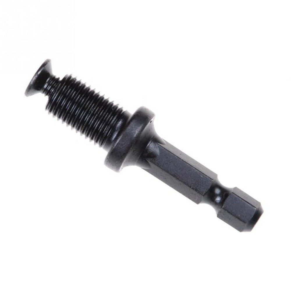 1 Pcs 1/4 Male 3/8-24UNF Drill Chuck Adapter