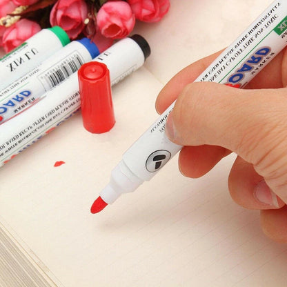 Set of 4 Whiteboard Marker Pens Dry-Erase 2mm Tip