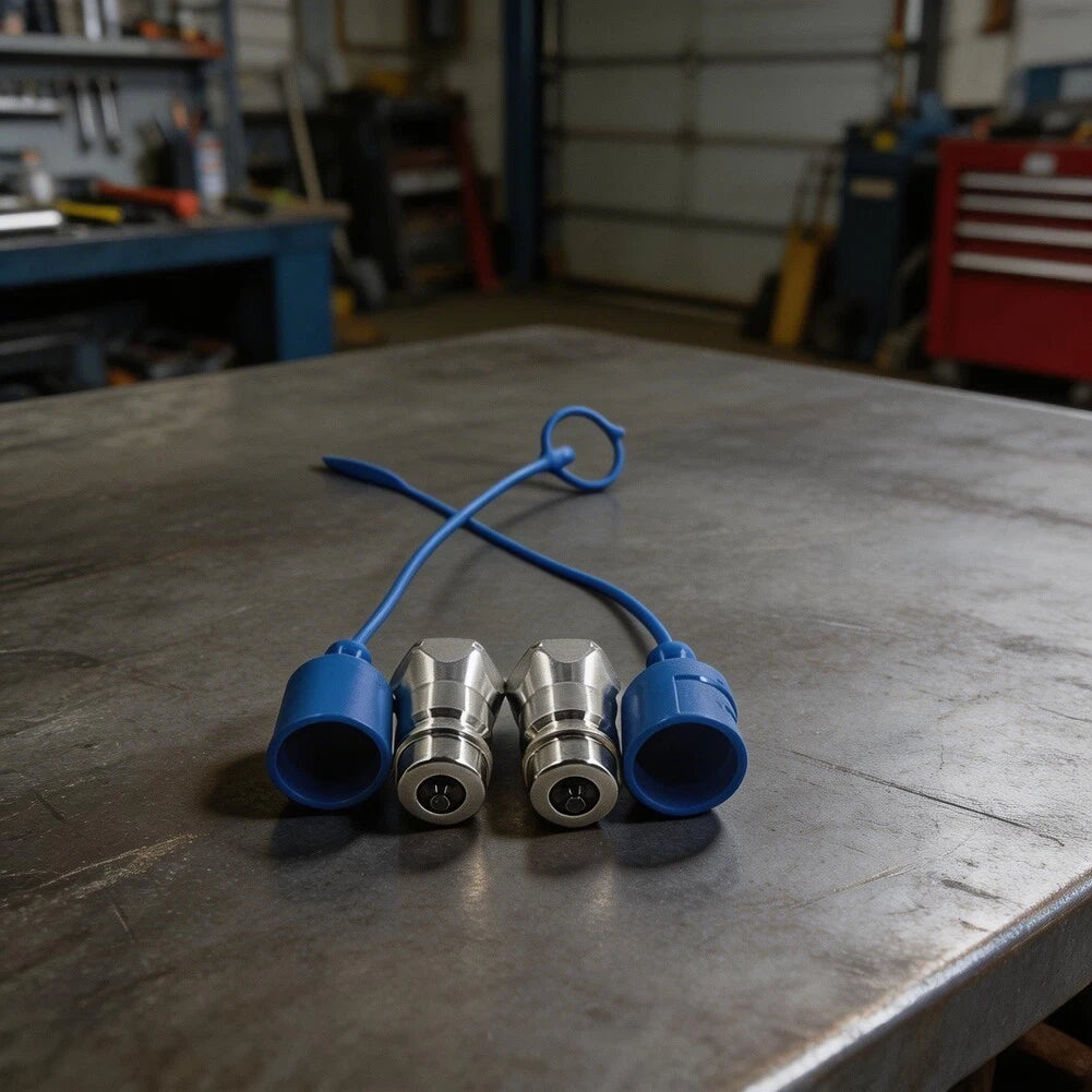 Hydraulic Male Quick Coupler 1/2 NPT Poppet Design for Tractor Loader