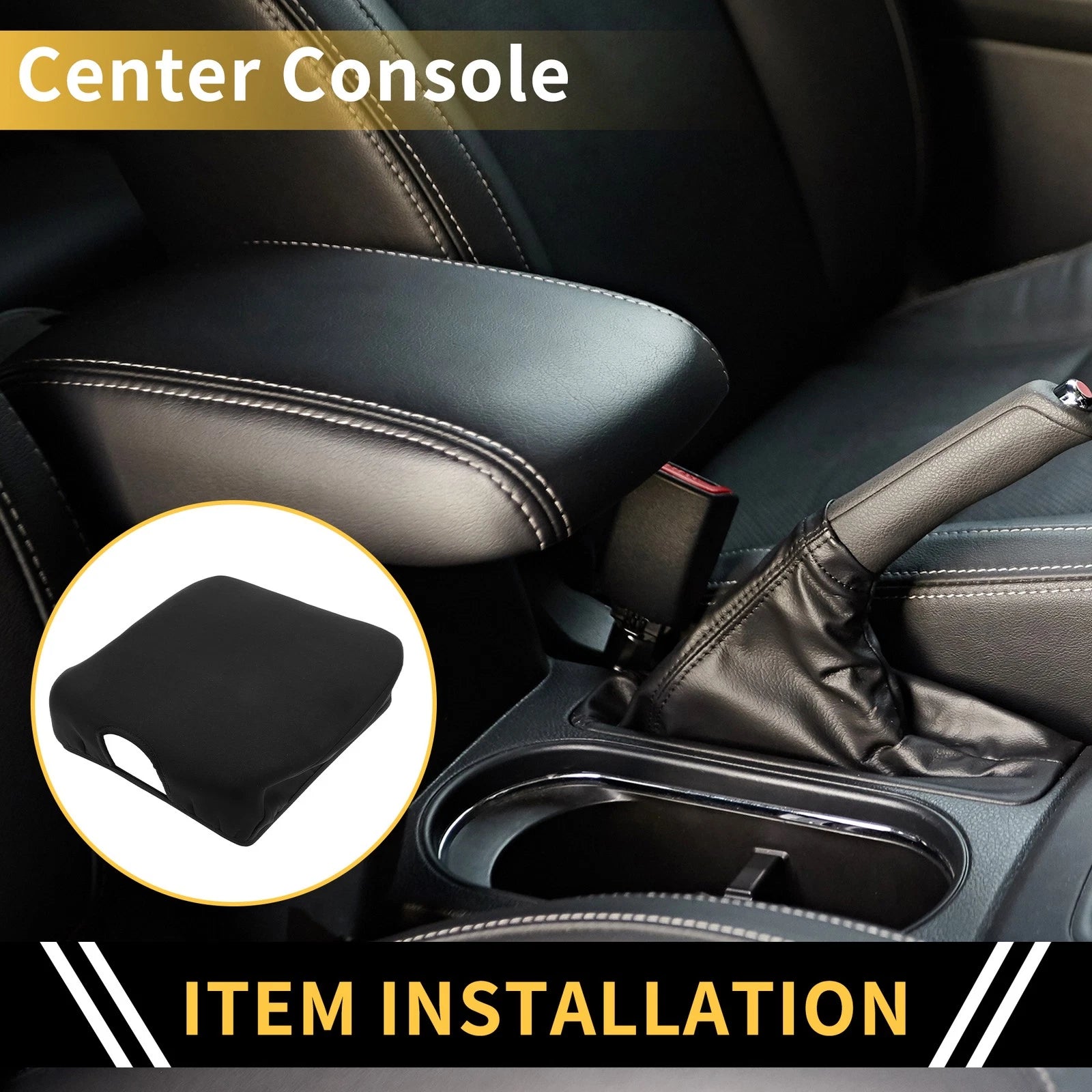 Center Console Lid Armrest Cover Replacement for Dodge Ram (2009–2024)