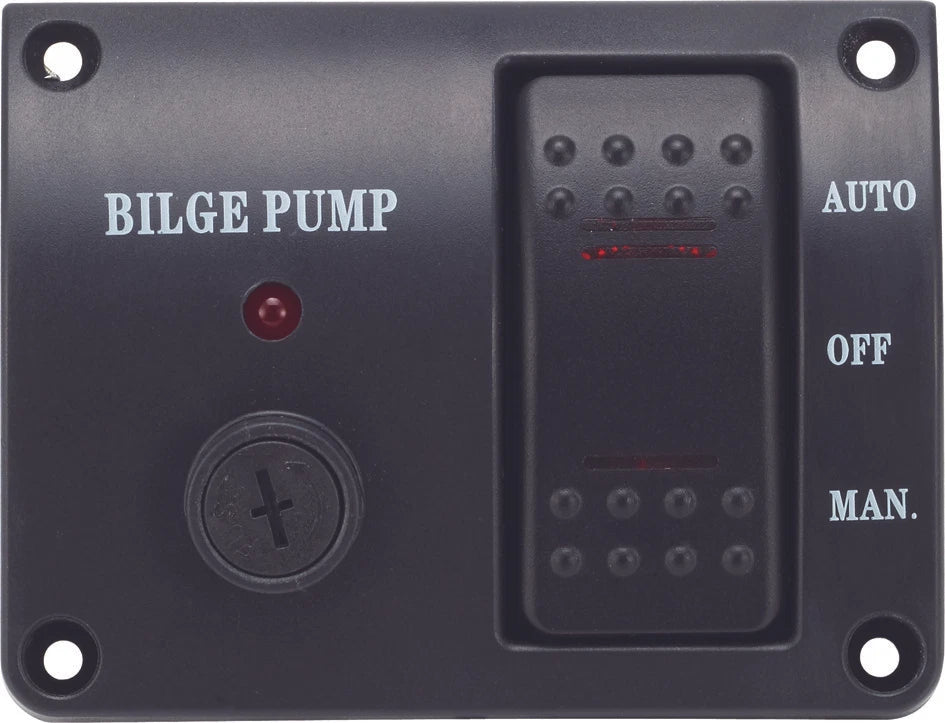 3 Way Bilge Pump Switch Panel for Auto/Off/Manual (RWB 2108)