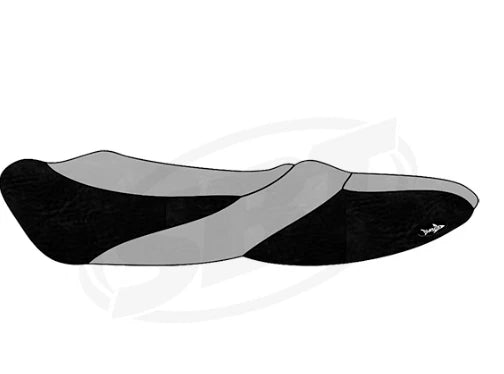 Seat Cover for Kawasaki STX 12 F (2006–2007) & STX 15 F (2006–2017) Gray/Black