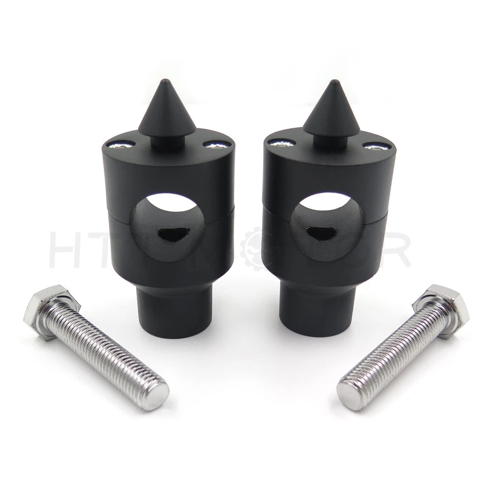 1" Shorty Handlebar Risers Mounting Clamp for Motorcycle (Custom)