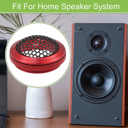 1.5" Car Speaker Grill Cover for Subwoofer (Universal) - Rose Red Black