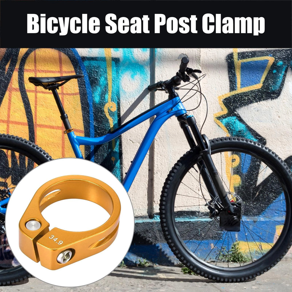 Seat Post Clamp Adapter 34.9mm Heavy Duty Aluminium Alloy for Bicycle (—)