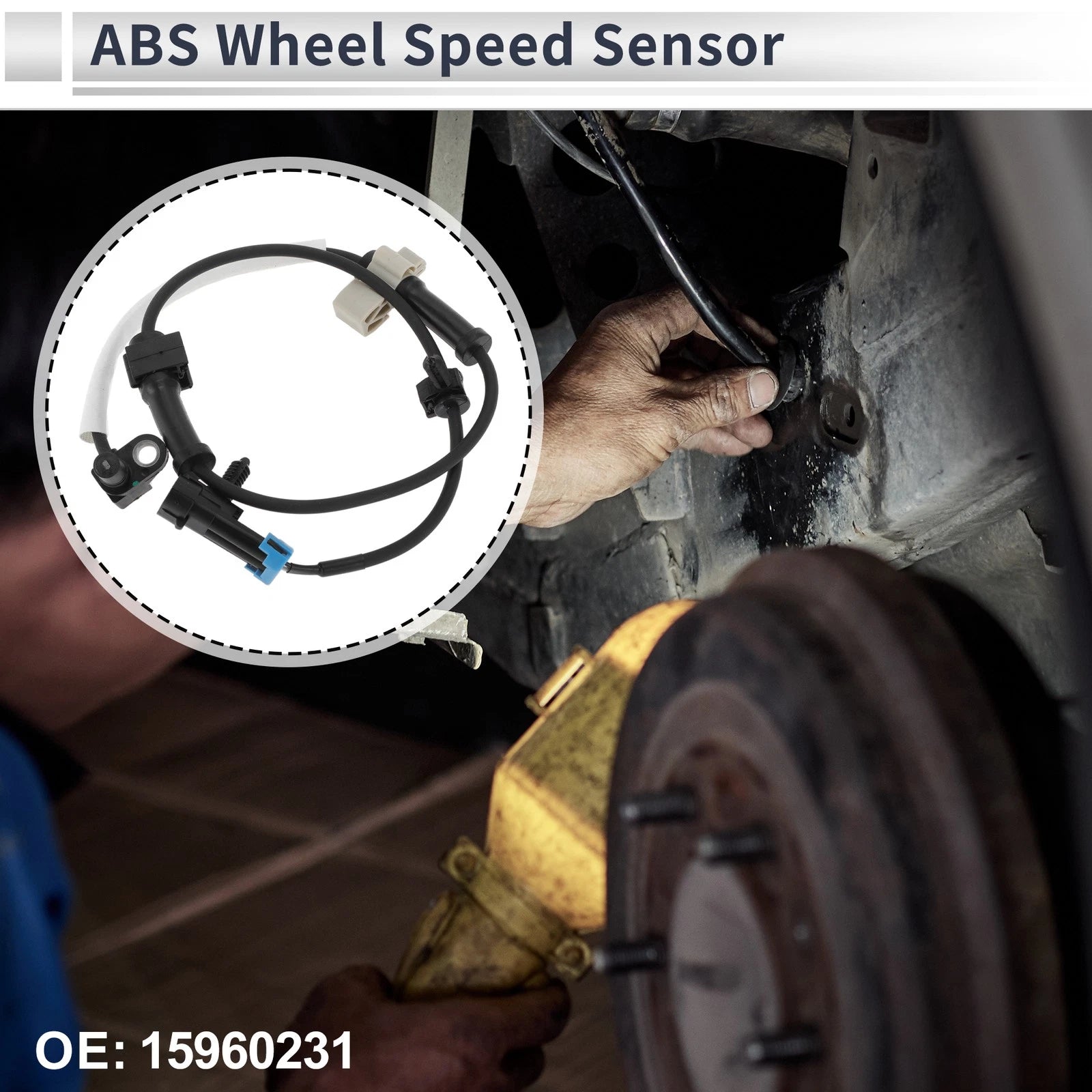 ABS Wheel Speed Sensor Replacement for Chevrolet C3500 (1995–1996) Front
