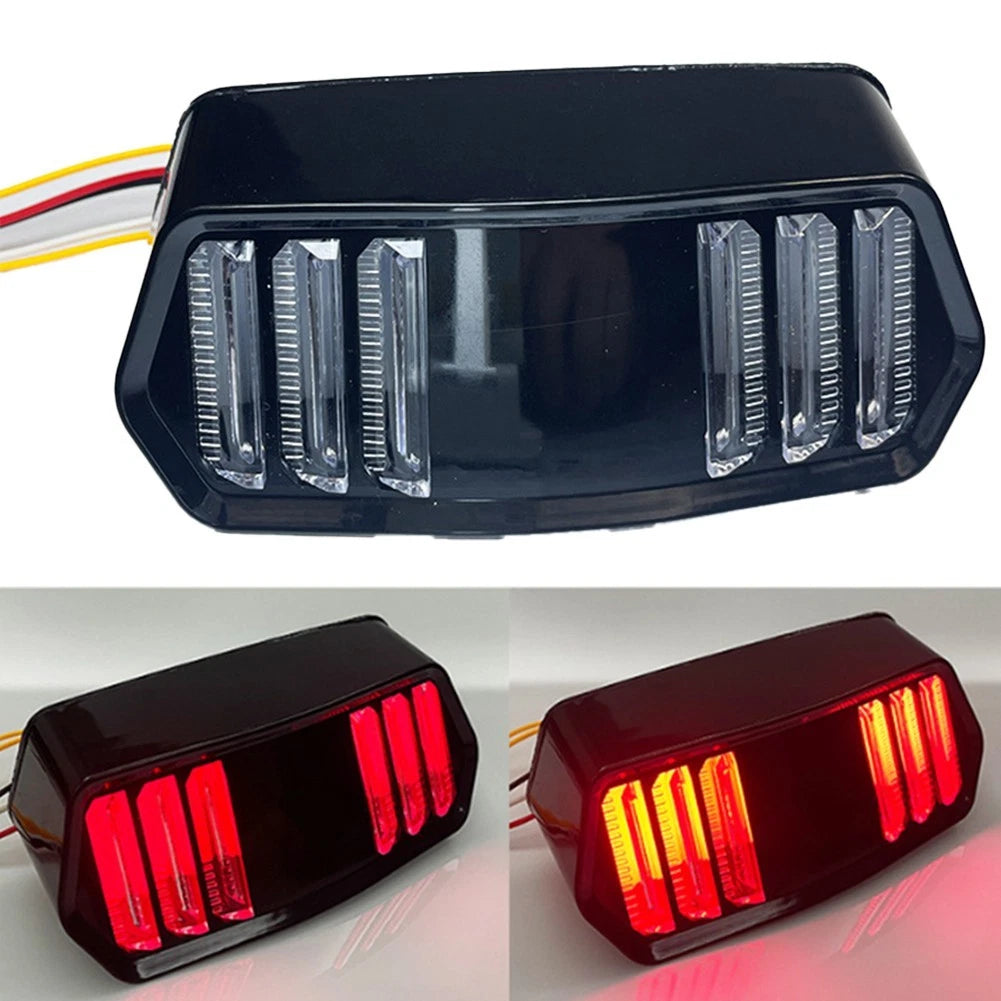 Motorcycle Turn Signal with Tail Light for Enhanced Safety