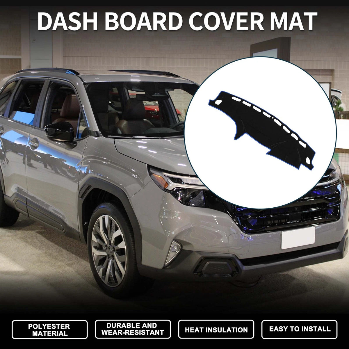 Dashboard Dash Cover Mat Replacement for Subaru Forester SH (2007–2012)