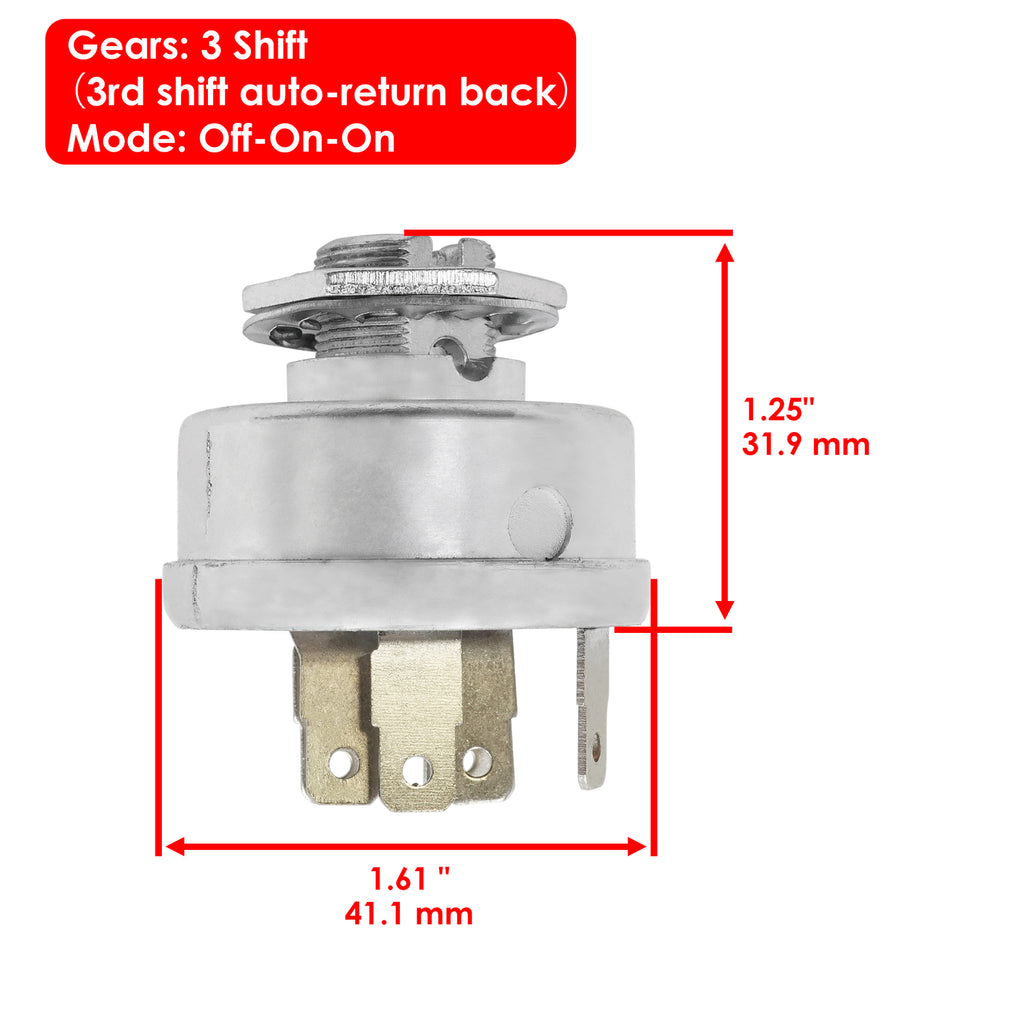 Ignition Key Switch Replacement for Exmark Lazer Z AS Zero-Turn Mower (72") (2001–2001)