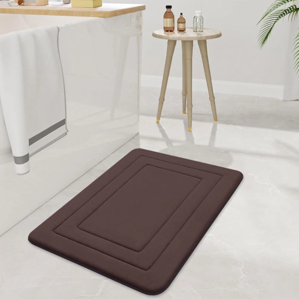 Memory Foam Bath Mat 24x16 Non Slip Absorbent for Bathtub Area