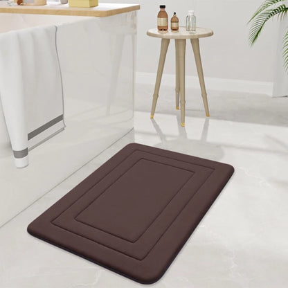Memory Foam Bath Mat 24x16 Non Slip Absorbent for Bathtub Area