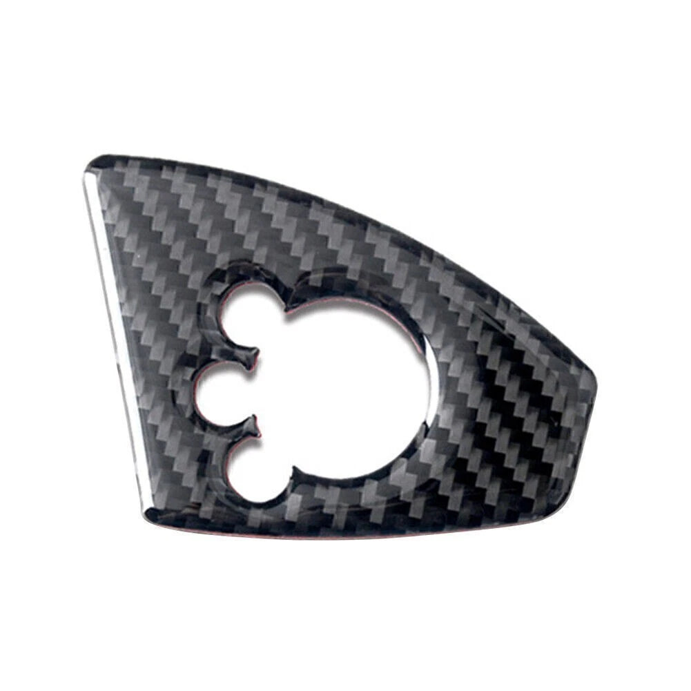 Carbon Fiber Interior Door Lock Button Cover Trim for Audi TT TTRS (2008–2014)
