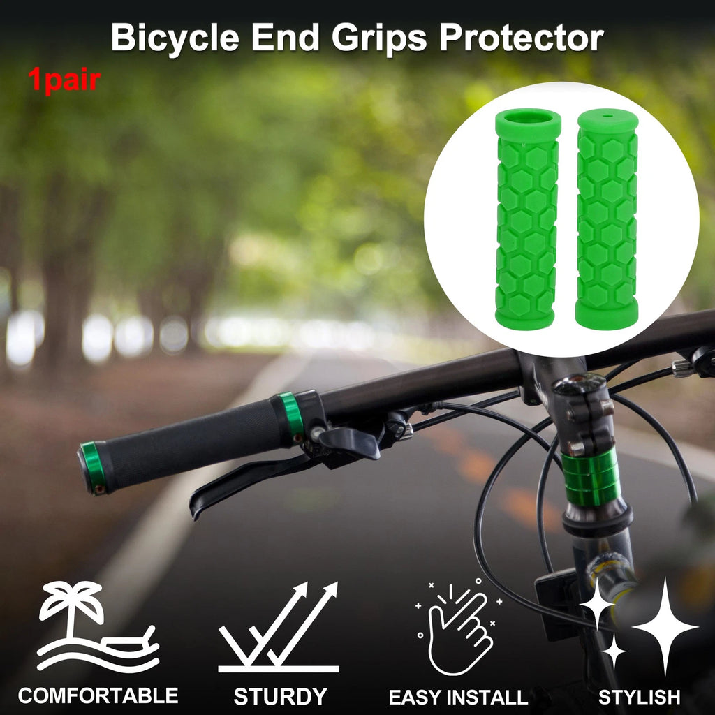 Bike Handlebar Grip Covers 102mm Lightweight MTB End Grips Protector for Universal