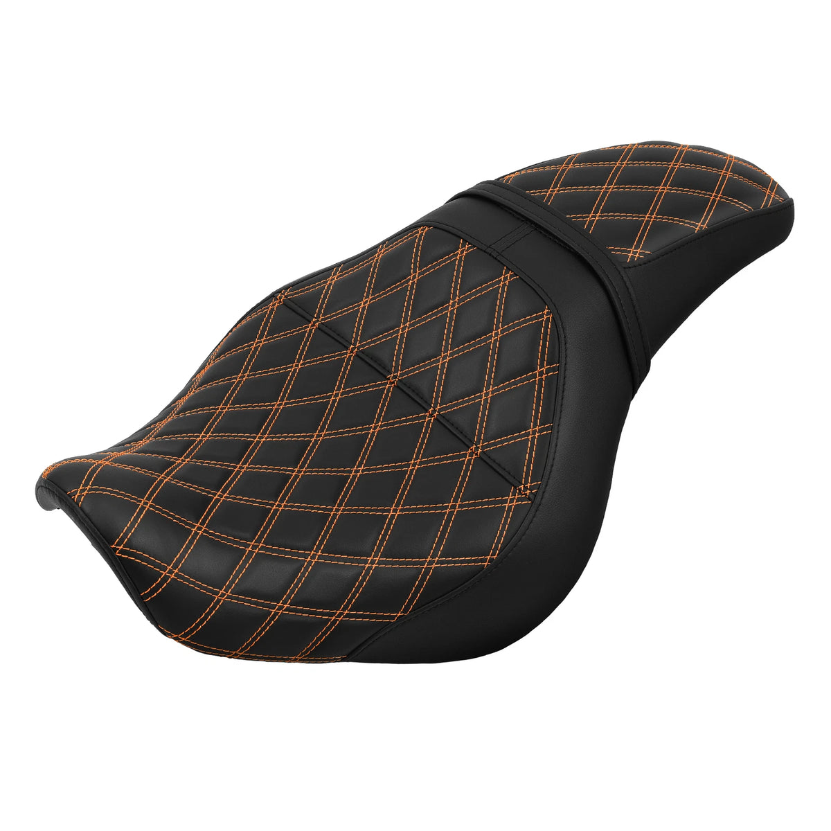 Black Driver Passenger Seat for Honda Shadow Phantom 750 (2009–2023) Spirit (2007–2015)